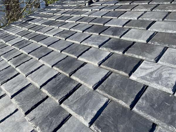 Synthetic slate shingles installed near Portland, OR